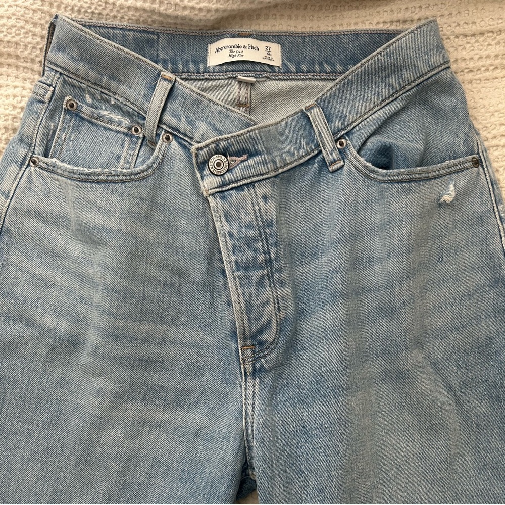 Abercrombie Women’s Curve Love High Rise Dad Jean